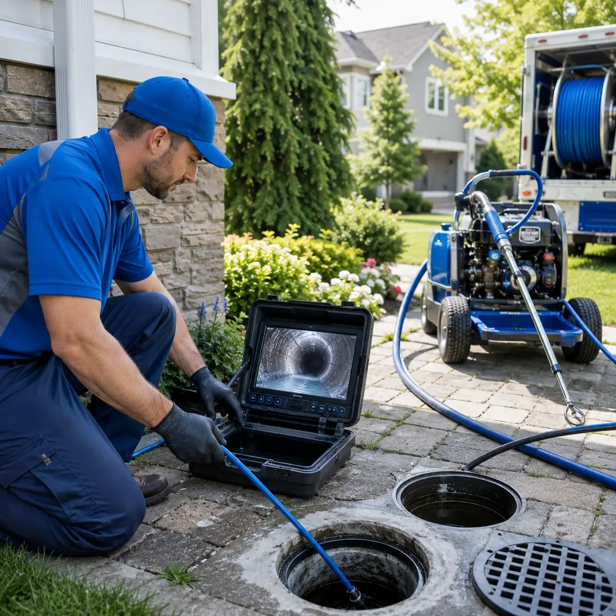 Outdoor drain cleaning professionals serving Forest Ranch, CA